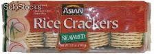 Rice crackers seaweed