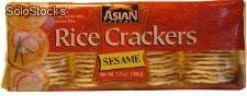 Rice crackers sesame
