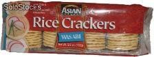 Rice crackers wasabi