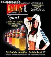 Richlife Sport - Bebida con lcarnitina, taurina y vitaminas b