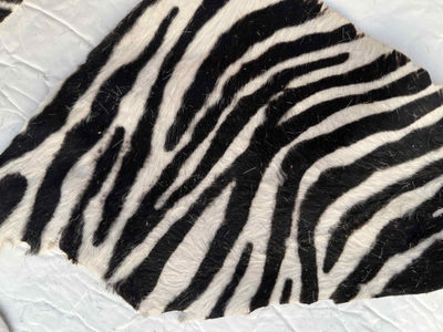 Ritagli pelle cavallino zebrato - Foto 2