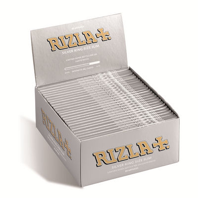 Rizla king size slim silver papier a rouler - 50 carnets
