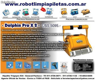 Robot Limpia Piscinas Dolphin Maytronics Dynamic Pro x 2 - Foto 5