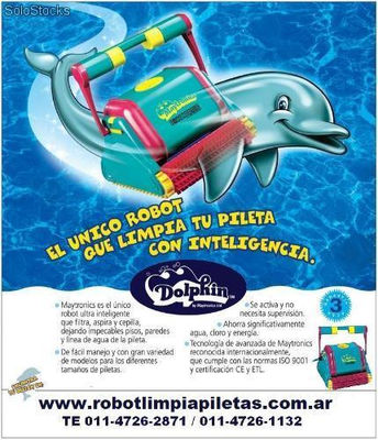 Robot Limpiador de Piscinas Dolphin Maytronics, ( limpieza automatica )