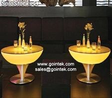 rodada led luminoso tabela de cocktail