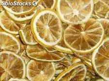 rodajas de limón secas