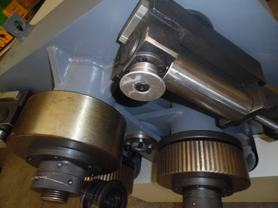 Roladora de perfiles hidráulica 75x75x5mm W1000 - Foto 3