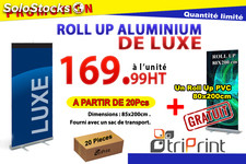 Roll up 85x200 aluminium chez Le Fournisseur triprint maroc
