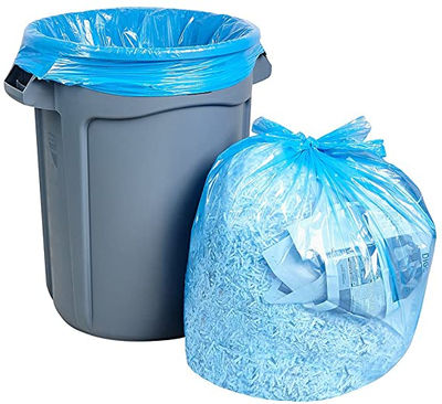 Rollo 25 bolsas de basura azul 52x60 - Foto 3