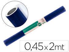 Rollo adhesivo liderpapel especial ante azul rollo de 0.45 x 2 mt