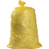 Rollo de 25 bolsas de basura amarillas 52x60