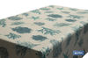 Rollo de mantel resinado con estampado digital | Diseño con elementos del mar |