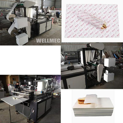 Rollo de papel de hamburguesa de doble capa a máquina cortadora de hojas - Foto 3