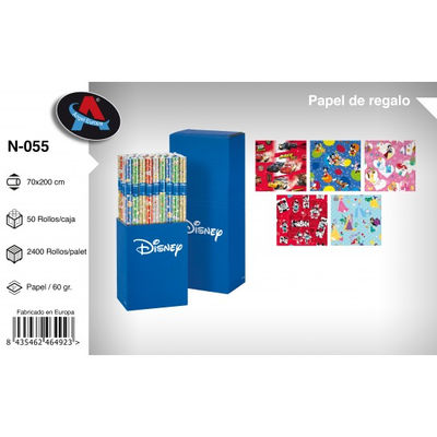 Rollo de papel de regalo de Disney 70X20