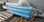 Rollo de tela poliester color azul 100m - 1