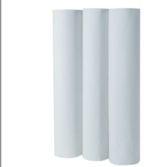 Rollo camilla 80m x 60cm polipropileno blanco 20gr precortado. Caja 6 ud.