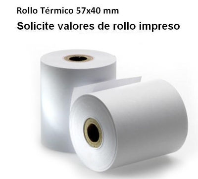 Rollo térmico 57mmx40m $390
