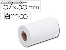 Rollos baratos papel térmico 57x35 tpv Oferta Sin Bisfenol A, Portes gratis.