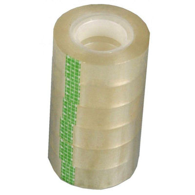 Rollos de cinta adhesiva transparente (pack de 6 uds) | ancho 15mm x largo 25m