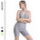 Ropa Deportiva de gimnasio para mujer, pantalones cortos de Yoga con compresión, - 1