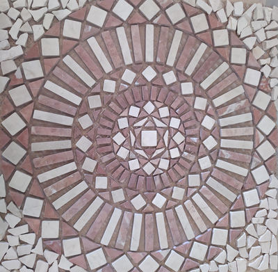 Roseton marmol mosaico artemisa - Foto 2