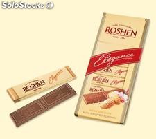 Roshen Elegance Milk Chocolate with Chopped Almonds