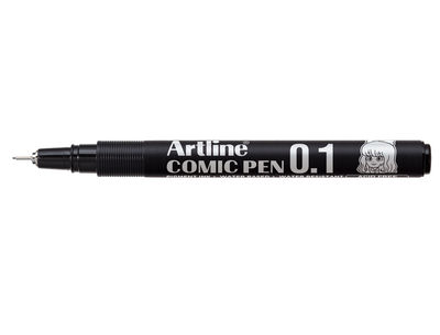 Rotulador artline calibrado micrometrico negro comic pen ek-281 punta poliacetal - Foto 2