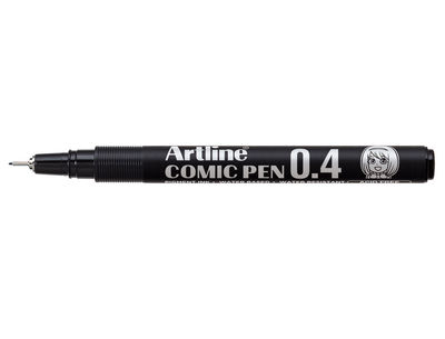 Rotulador artline calibrado micrometrico negro comic pen ek-284 punta poliacetal - Foto 2