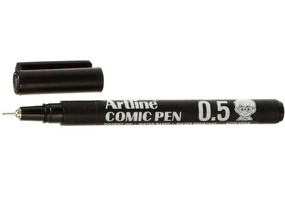 Rotulador artline calibrado micrometrico negro comic pen ek-285 punta poliacetal - Foto 2
