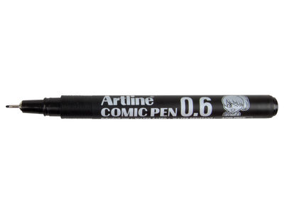 Rotulador artline calibrado micrometrico negro comic pen ek-286 punta poliacetal - Foto 2