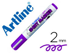 Rotulador artline camiseta ekt-2 violeta punta redonda 2 mm para uso en
