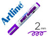 Rotulador artline camiseta ekt-2 violeta punta redonda 2 mm para uso en