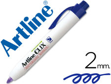 Rotulador artline clix pizarra ek-573A azul punta retactil redonda 2.00 mm
