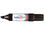 Rotulador artline marcador permanente ek-50 negro punta biselada 6 mm papel - Foto 2