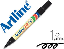 Rotulador artline marcador permanente ek-70 negro -punta redonda 1.5 mm -papel