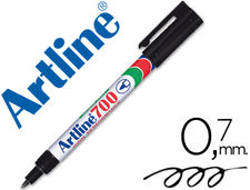 Rotulador artline marcador permanente ek-700 negro -punta redonda 0.7 mm -papel