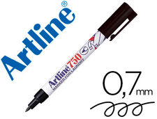 Rotulador artline marcador permanente ek-750 negro punta redonda 0.7 mm brico
