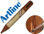 Rotulador artline marcador permanente ek-95 furniture maple-arce punta biselada - 1