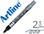 Rotulador artline marcador permanente tinta metalica ek-900 plata punta redonda - 1