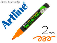 Rotulador artline pizarra epd-4 color naranja fluorescente opaque ink board