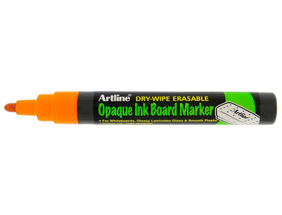 Rotulador artline pizarra epd-4 color naranja fluorescente opaque ink board - Foto 2