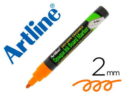 Rotulador artline pizarra epd-4 color naranja fluorescente opaque ink board