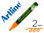 Rotulador artline pizarra epd-4 color naranja fluorescente opaque ink board - 1