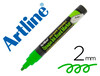 Rotulador artline pizarra epd-4 color verde fluorescente opaque ink board punta