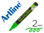 Rotulador artline pizarra epd-4 color verde fluorescente opaque ink board punta - 1