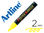 Rotulador artline poster marker epp-4-ama flu punta redonda 2 mm color amarillo - 1