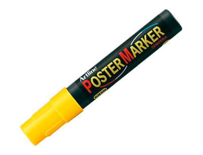 Rotulador artline poster marker epp-4-ama flu punta redonda 2 mm color amarillo - Foto 3