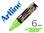 Rotulador artline poster marker epp-6-ver flu punta redonda 6 mm color verde - 1