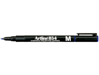 Rotulador artline retroproyeccion punta fibra permanente ek-854 azul -punta - Foto 2
