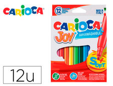 Rotulador carioca joy caja de 12 colores